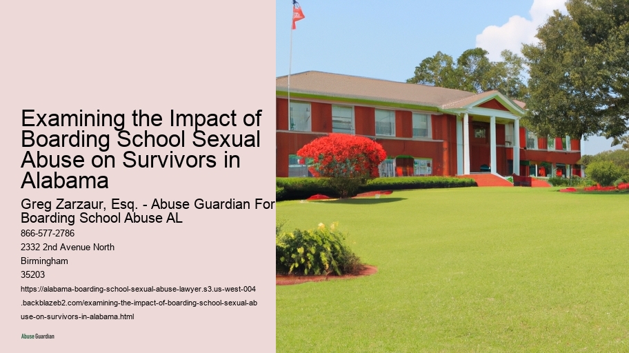 Examining the Impact of Boarding School Sexual Abuse on Survivors in Alabama