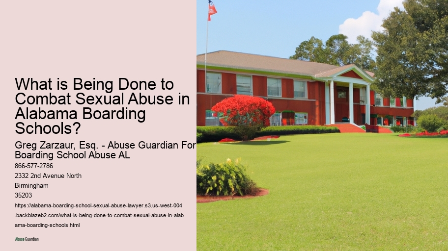 What is Being Done to Combat Sexual Abuse in Alabama Boarding Schools? 